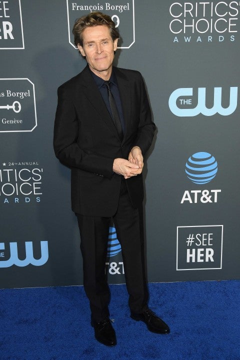 Willem Dafoe at the 2019 Critics' Choice Awards in Santa Monica on Jan. 13