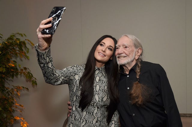 Kacey Musgraves and Willie Nelson