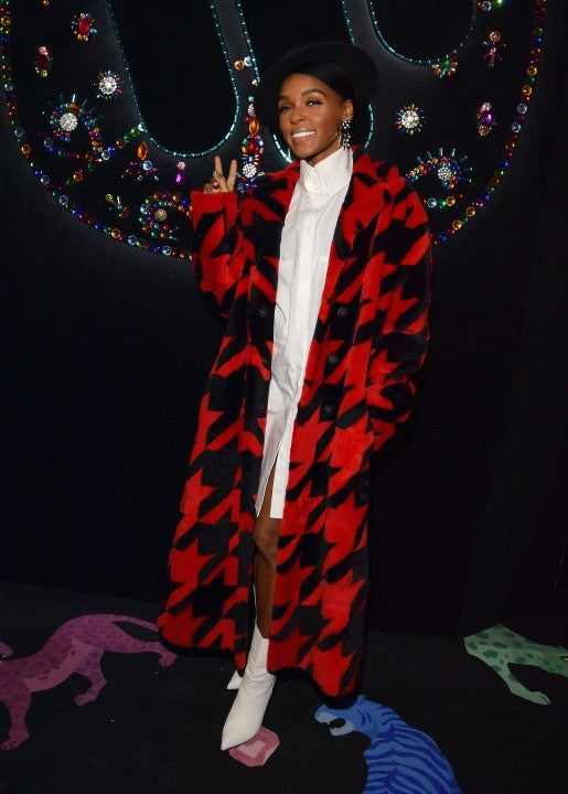 Janelle Monae at Warner Music Group pre-grammy party