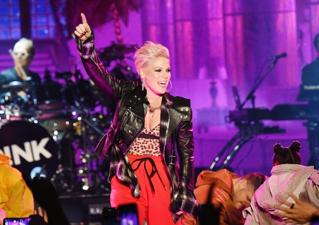 PInk performs ahead of grammys
