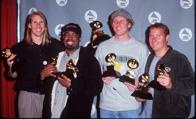 Hootie and the blowfish at 1996 grammys