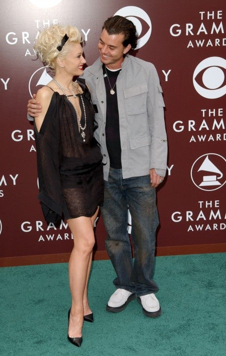 Gwen Stefani and Gavin Rossdale at 2005 grammys 