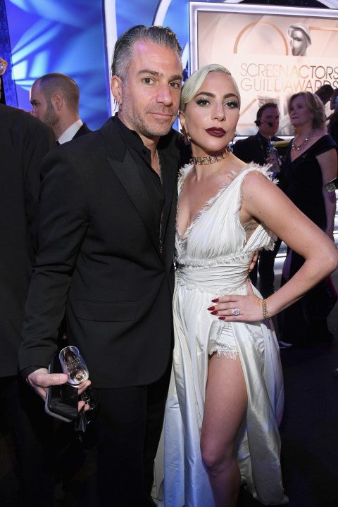 Christian Carino and Lady Gaga at the 25th Annual Screen Actors Guild Awards