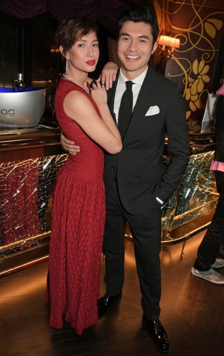 Henry Golding and wife at Vanity Fair EE Rising Star Party