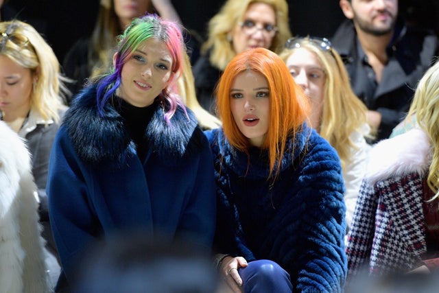 Bella Thorne and sister at NYFW