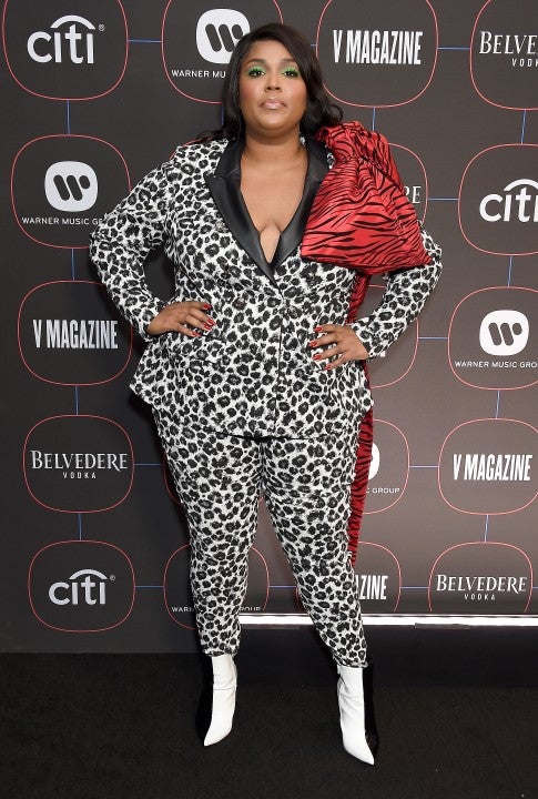 Lizzo at pre-grammy party