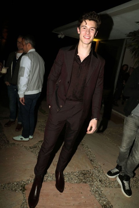 Shawn Mendes at pre-grammy party
