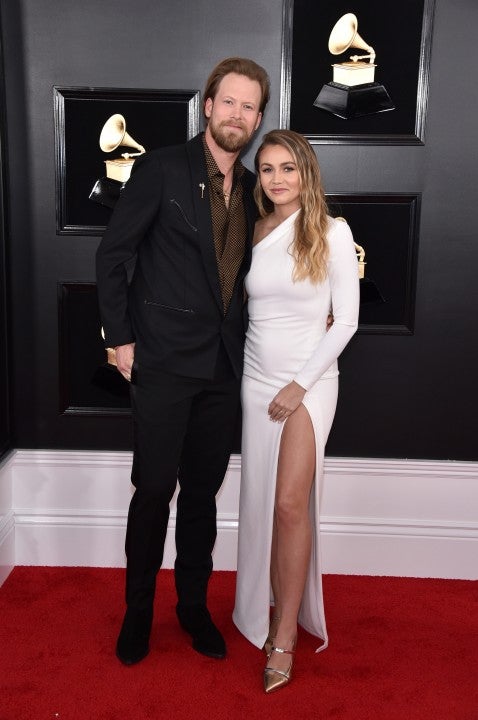  Brian Kelley of Florida Georgia Line and Brittney Marie Cole at the 61st Annual GRAMMY Awards