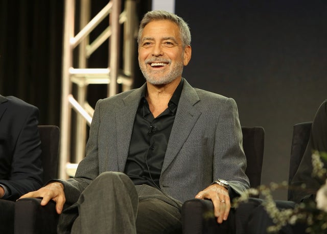 George Clooney at hulu panel