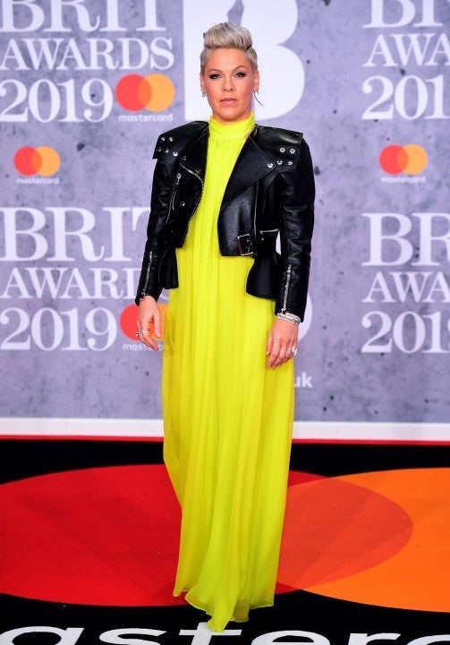 Pink at brit awards 2019