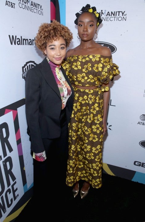 Amandla Stenberg and Kiki Layne at the 2019 Essence Black Women in Hollywood Awards Luncheon