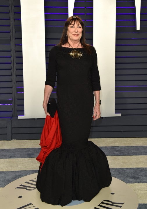 Anjelica Huston at the 2019 Vanity Fair Oscar Party