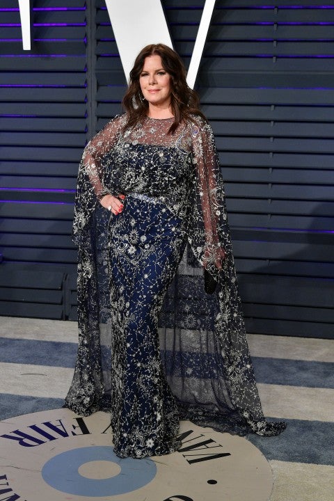 Marcia Gay Harden at the 2019 Vanity Fair Oscar Party 