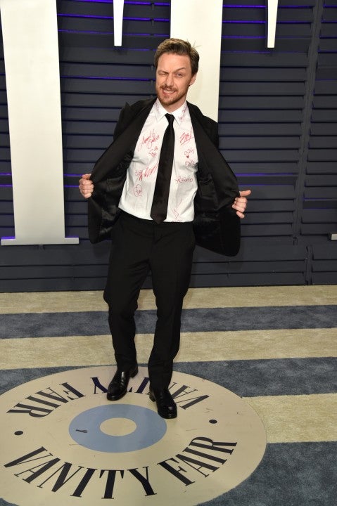 James McAvoy at the 2019 Vanity Fair Oscar Party