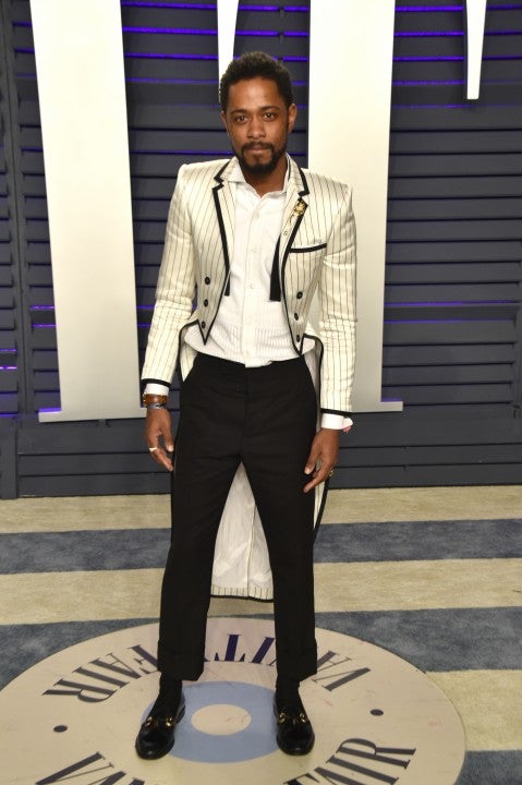 Lakeith Stanfield at the 2019 Vanity Fair Oscar Party 