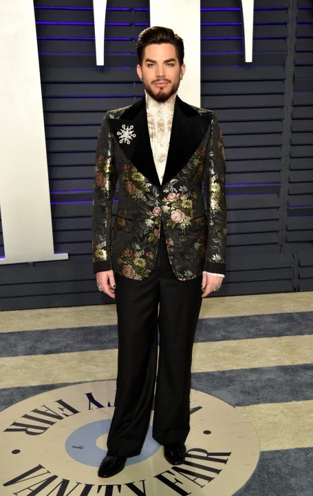 Adam Lambert at the 2019 Vanity Fair Oscar Party