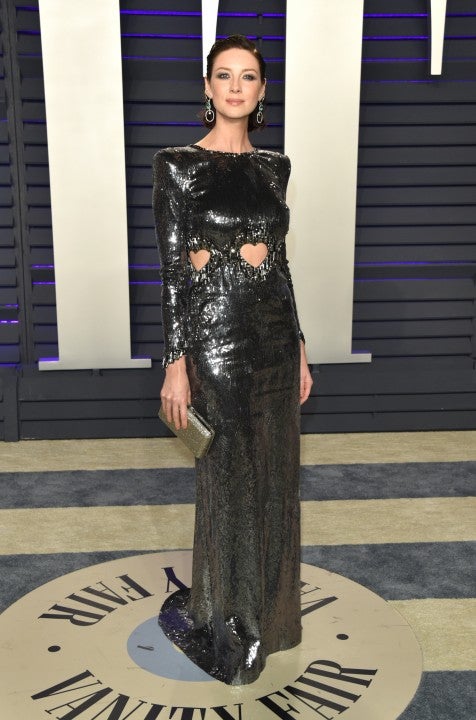 Caitriona Balfe at the 2019 Vanity Fair Oscar Party