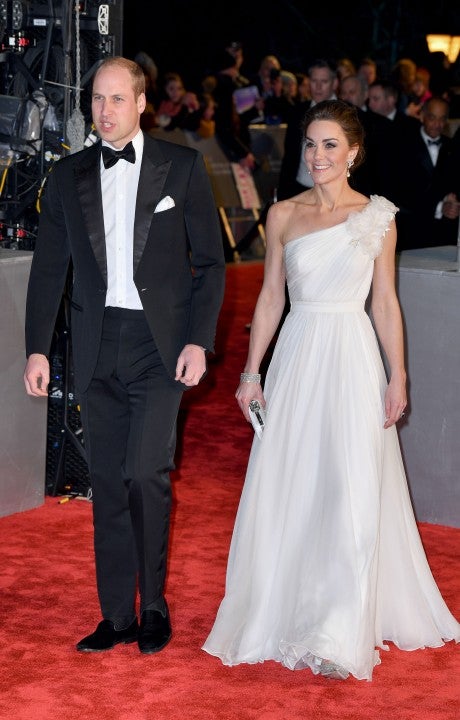 Prince William and Kate Middleton at BAFTAs 2019