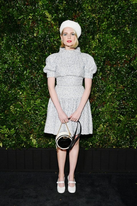 Lucy Boynton at Chanel Pre-Oscar party