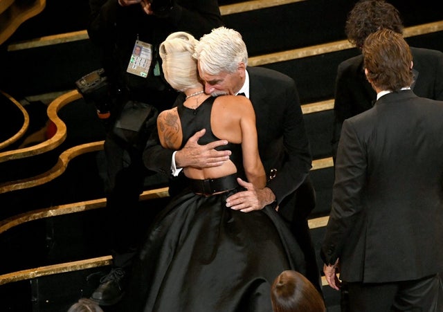 Lady Gaga and Sam Eliott at oscars
