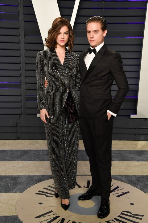 Barbara Palvin and Dylan Sprouse at the 2019 Vanity Fair Oscar Party
