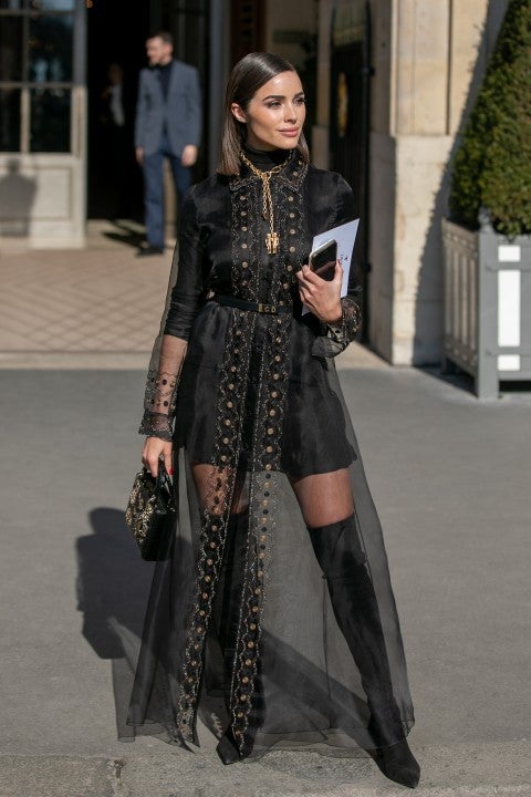Olivia Culpo at Paris Fashion Week