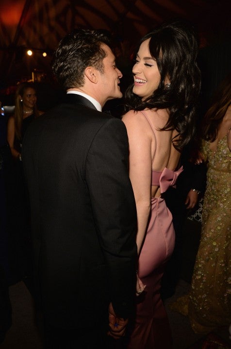 Orlando Bloom & Katy Perry at golden globes afterparty 2016