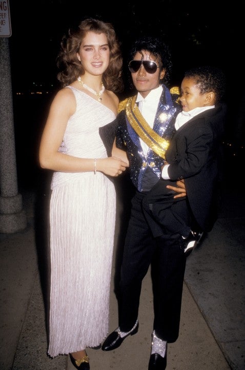 Brooke Shields and Michael Jackson at 1984 grammys