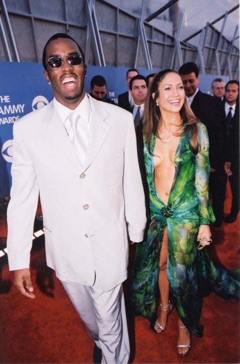 Diddy and Jennifer Lopez at 2000 grammys