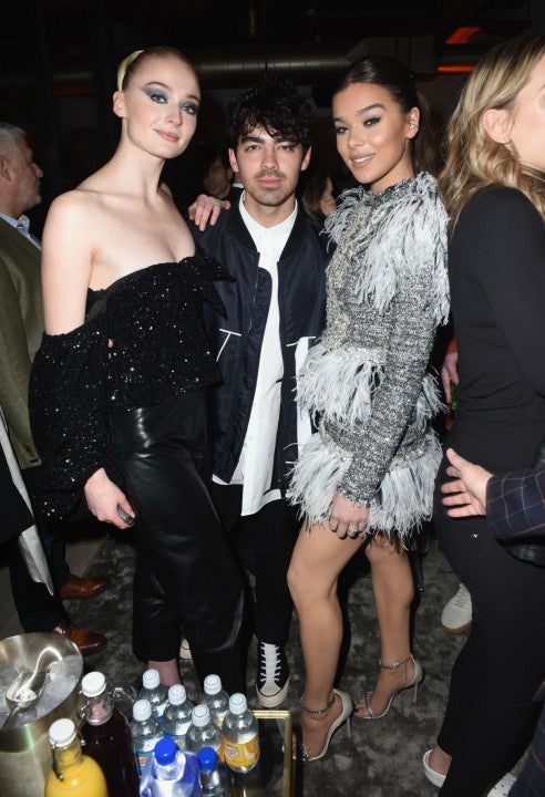 Sophie Turner, Joe Jonas & Hailee Steinfeld at grammys after party