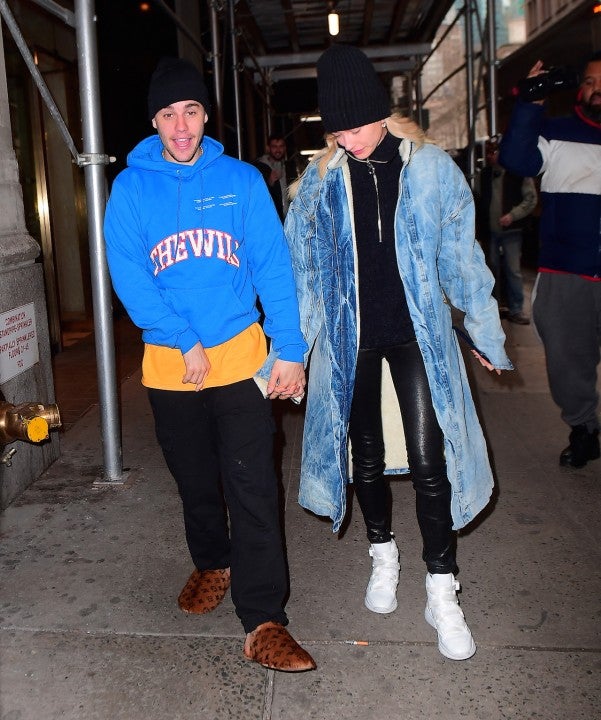 Justin and Hailey Bieber in NYC