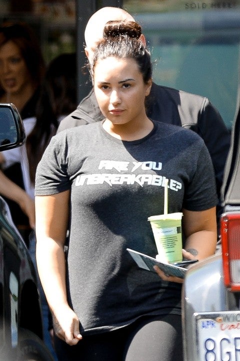 Demi Lovato after workout in LA