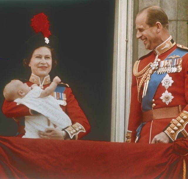 Queen Elizabeth II and Prince Edward in 1964