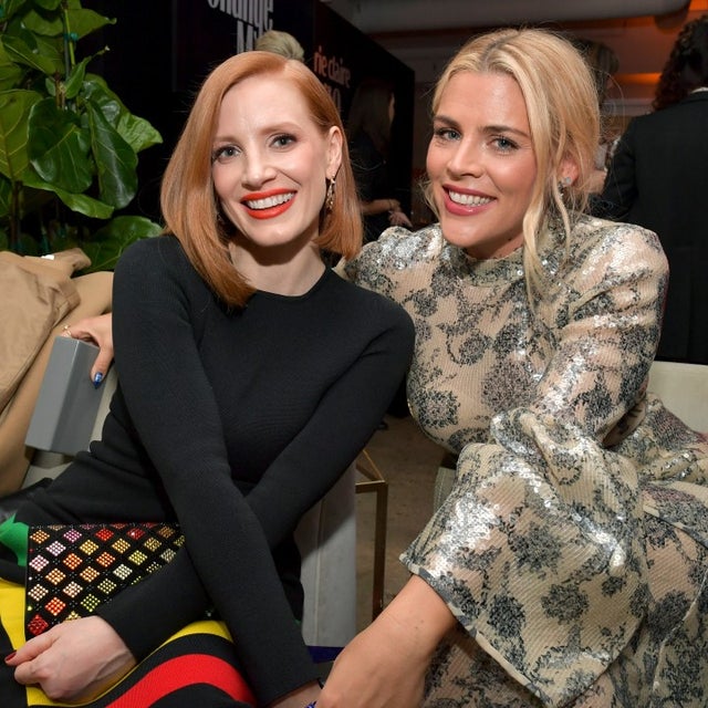 Jessica Chastain and Busy Philipps