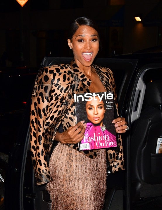 Ciara with her instyle cover