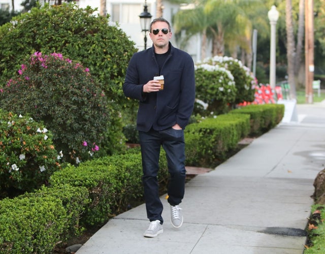 Ben Affleck in LA with coffee