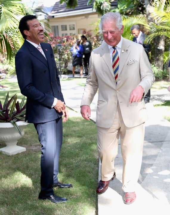 Lionel Ritchie and Prince Charles