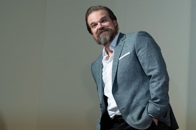 David Harbour at hellboy photocall in madrid