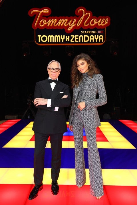 Zendaya and Tommy Hilfiger at TommyxZendaya show