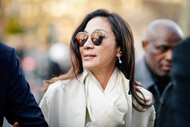 Michelle Yeoh during paris fashion week