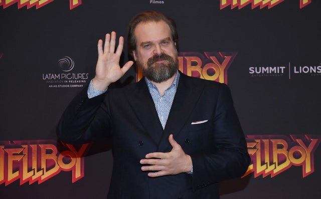 David Harbour at hellboy photocall in mexico