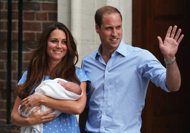 Kate Middleton and Prince William introduce Prince George