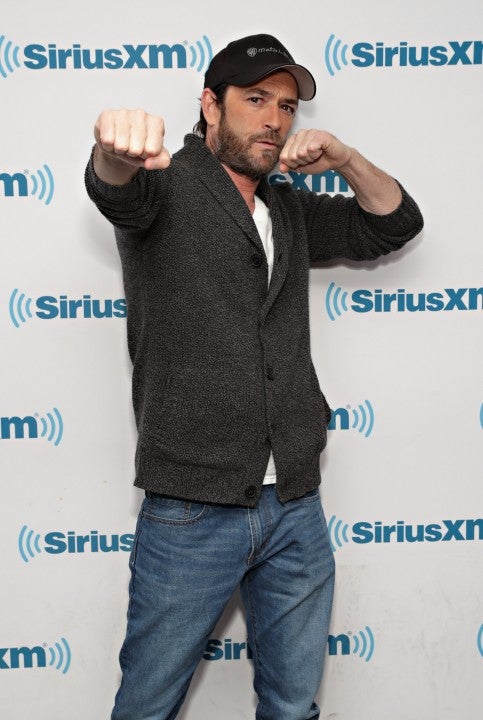 Luke Perry at SiriusXM Studios in 2017
