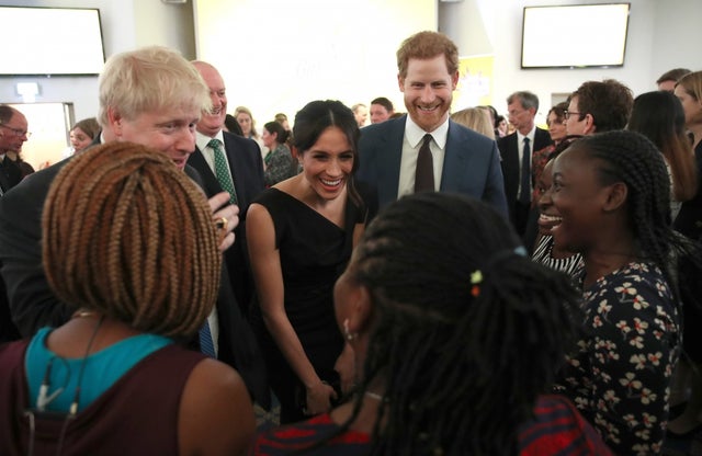 Meghan Markle and Prince Harry at women's empowerment reception