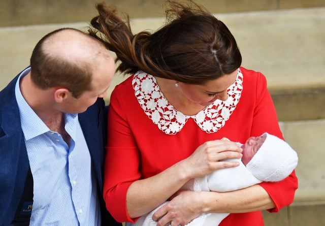 Prince William and Kate Middleton introduce Prince Louis