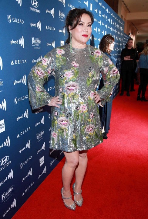 Jennifer Tilly at the 30th Annual GLAAD Media Awards at the Beverly Hilton Hotel in LA on March 28