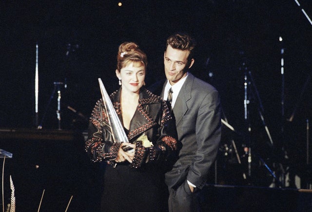 Madonna and Luke Perry in 1991