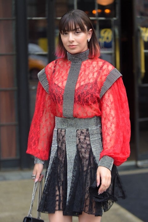 Charli XCX in nyc on april 30
