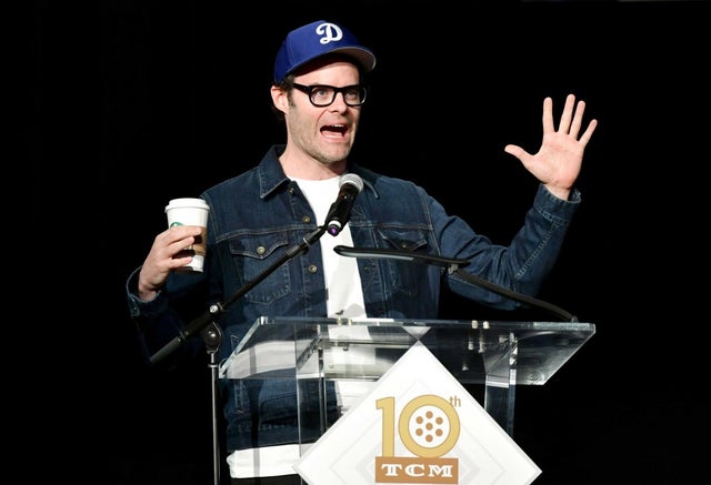 Bill Hader speaks at a screening at the 2019 TCM 10th Annual Classic Film Festival on Hollywood on April 14