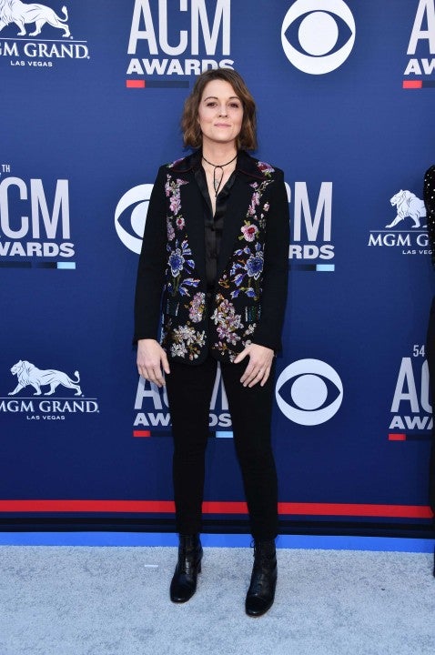 Brandi Carlile at the the 54th Academy Of Country Music Awards in Las Vegas on April 7